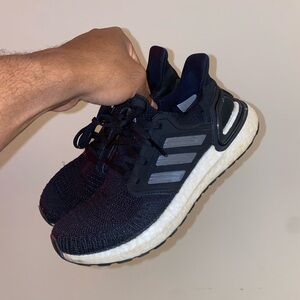 Adidas Ultraboost 20 EG0714 Core Black White Running Shoes Sneaker Womens Sz 6